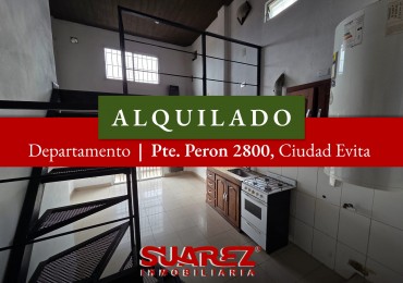 Departamento Tipo Loft en Alquiler - Ciudad Evita