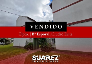 Departamento 4 ambientes c/cochera, B° Esporal - Ciudad Evita