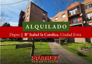 DEPARTAMENTO 3 AMBIENTES EN ALQUILER-CIUDAD EVITA